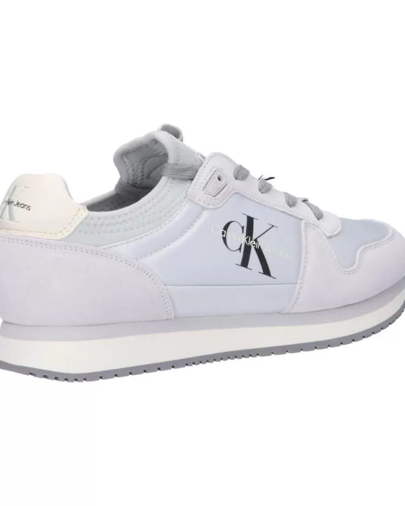 Man CALVIN KLEIN Man Zapatillas Deporte Ym0Ym00553 Sock Laceup Psx Oyster Mushroom