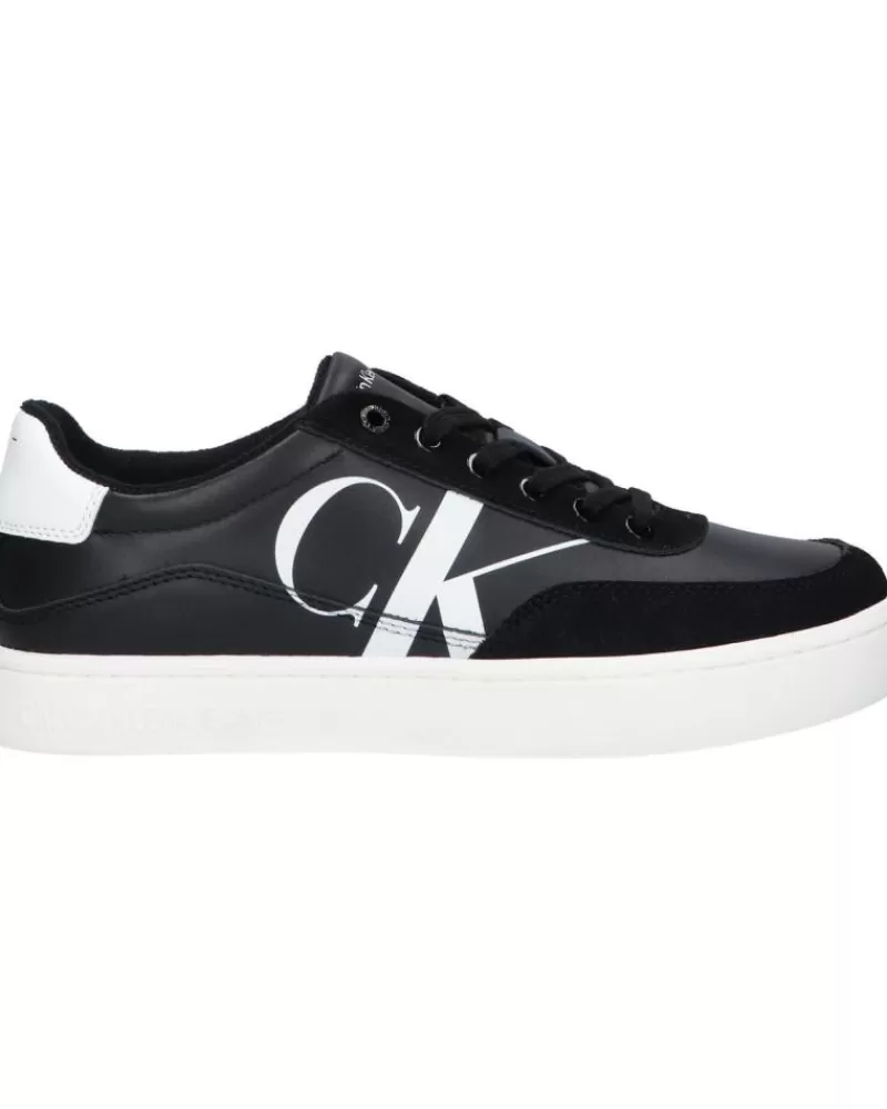 Man CALVIN KLEIN Man Zapatillas Deporte Ym0Ym00713 Classic Cupsole Beh Black-Bright White