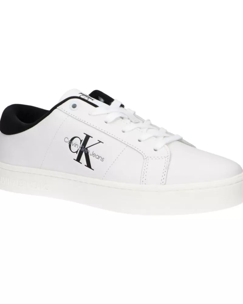 Man CALVIN KLEIN Man Zapatillas Deporte Ym0Ym00864 Classic Cupsole 01W Bright White-Black