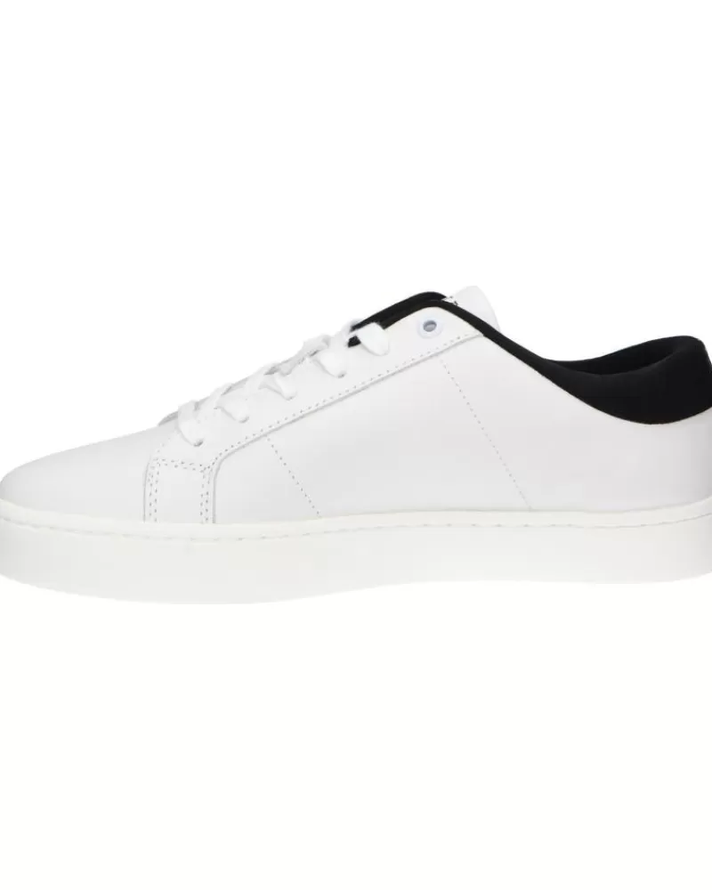 Man CALVIN KLEIN Man Zapatillas Deporte Ym0Ym00864 Classic Cupsole 01W Bright White-Black