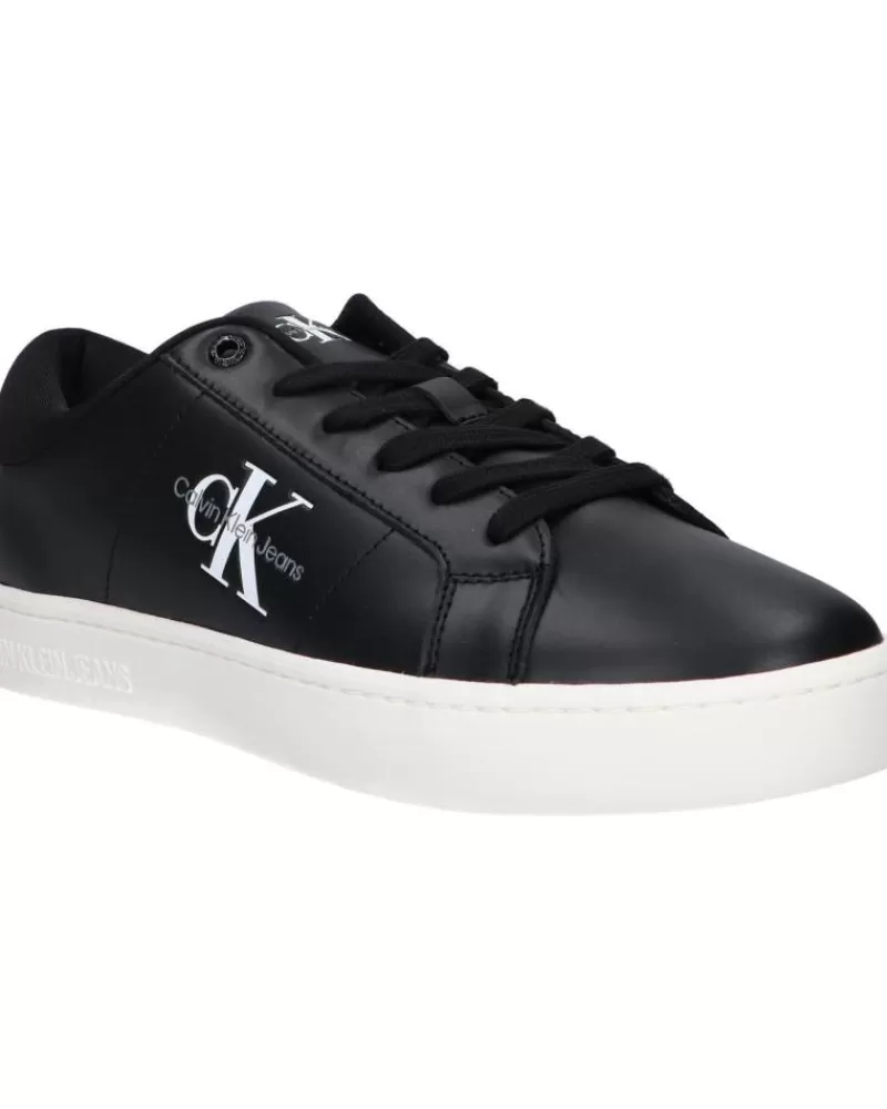 Man CALVIN KLEIN Man Zapatillas Deporte Ym0Ym00864 Classic Cupsole 0Gm Black-Bright White