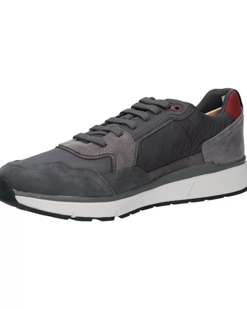 Man GEOX Man Zapatillas Deporte U16Dqa 022Fu U Dolomia C9A7M Anthracite-Dk Red