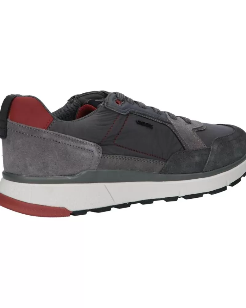 Man GEOX Man Zapatillas Deporte U16Dqa 022Fu U Dolomia C9A7M Anthracite-Dk Red
