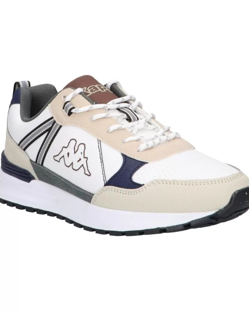 Man KAPPA Man Zapatillas Deporte 331C8Fw Antor A8F White-Beige Grey-Blue Marine