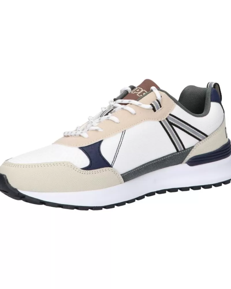 Man KAPPA Man Zapatillas Deporte 331C8Fw Antor A8F White-Beige Grey-Blue Marine