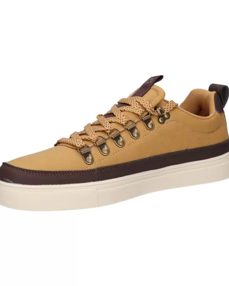 Man KAPPA Man Zapatillas Deporte 351E3Ww Lacedelli A0X Yellow Tan-Brown