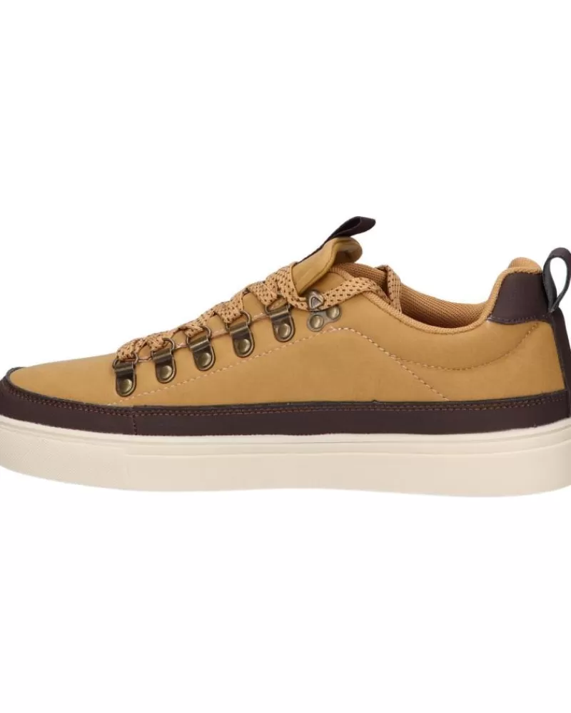 Man KAPPA Man Zapatillas Deporte 351E3Ww Lacedelli A0X Yellow Tan-Brown
