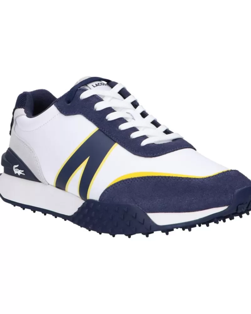 Man LACOSTE Man Zapatillas Deporte 46Sma0100 L-Spin Deluxe 042 Wht-Nvy