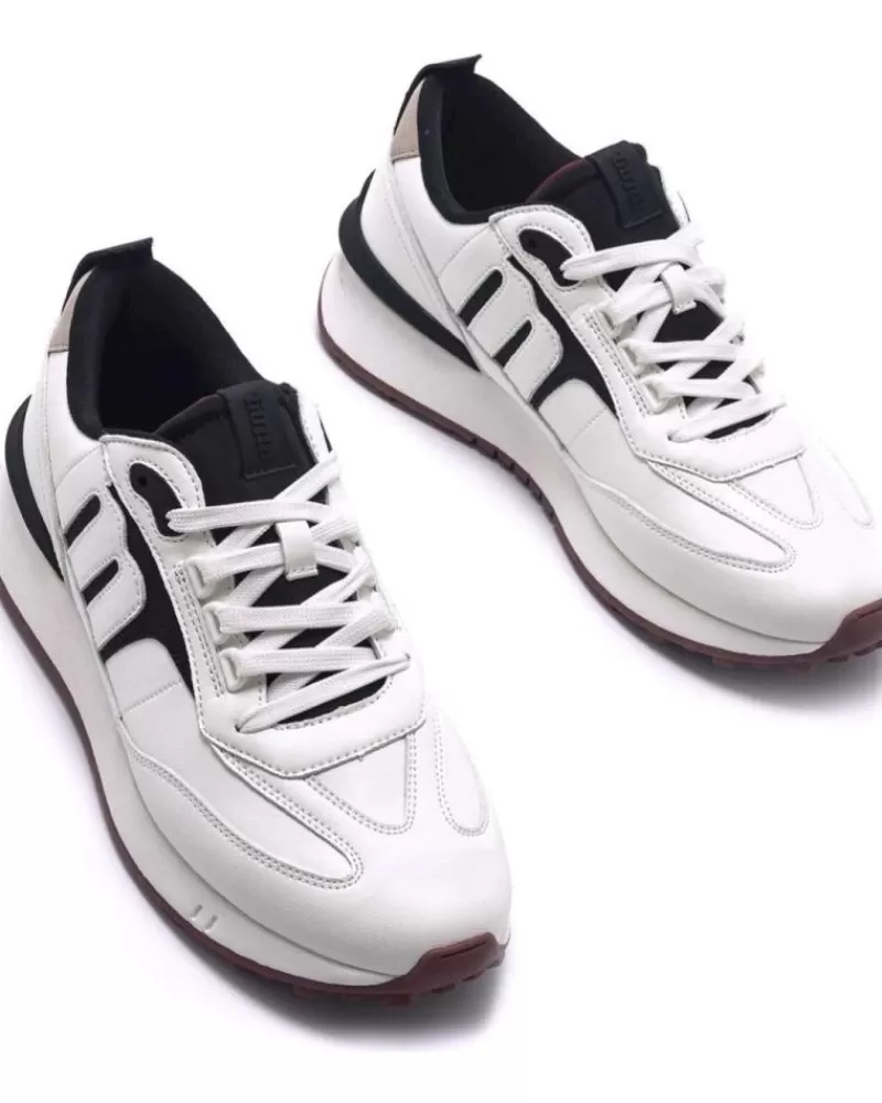 Man MTNG Man Zapatillas Deporte Mustang Sneaker Para Hombre 84293 Blanco