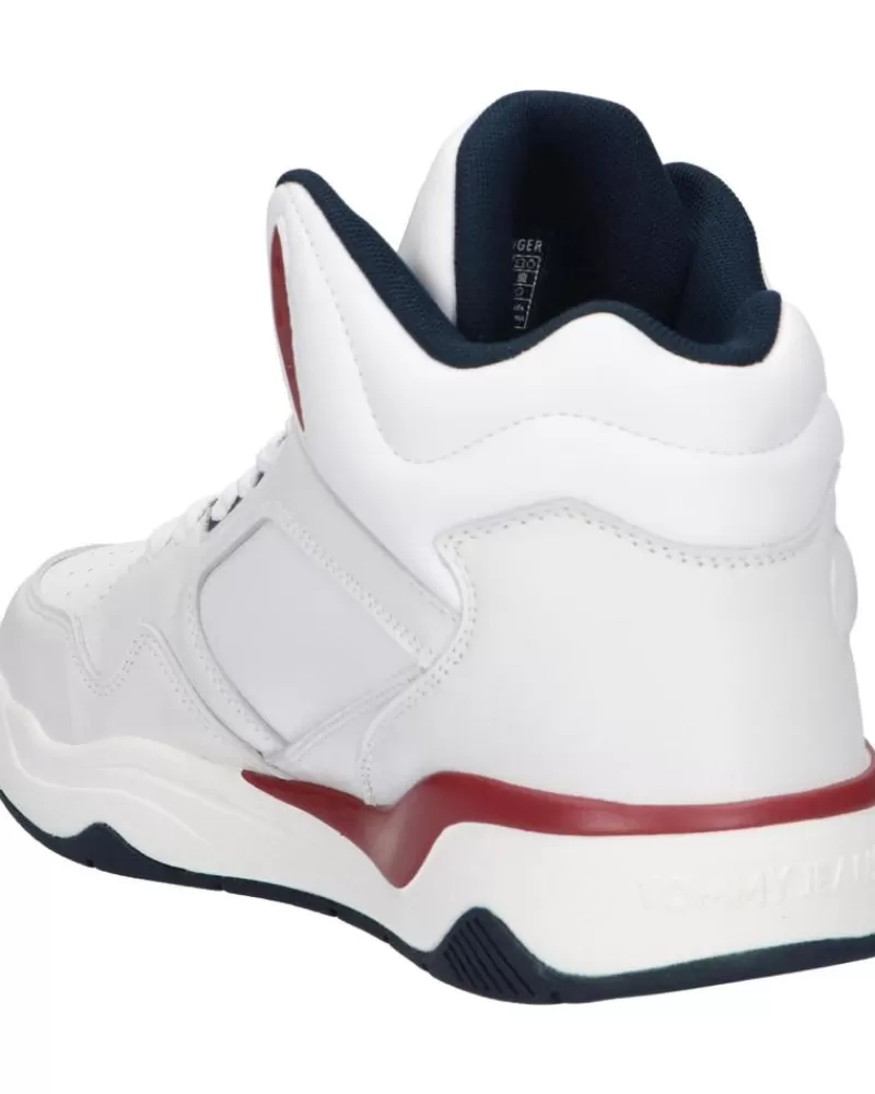 Man TOMMY HILFIGER Man Zapatillas Deporte Em0Em01318 Basket Mid Top 0G1 Rwb