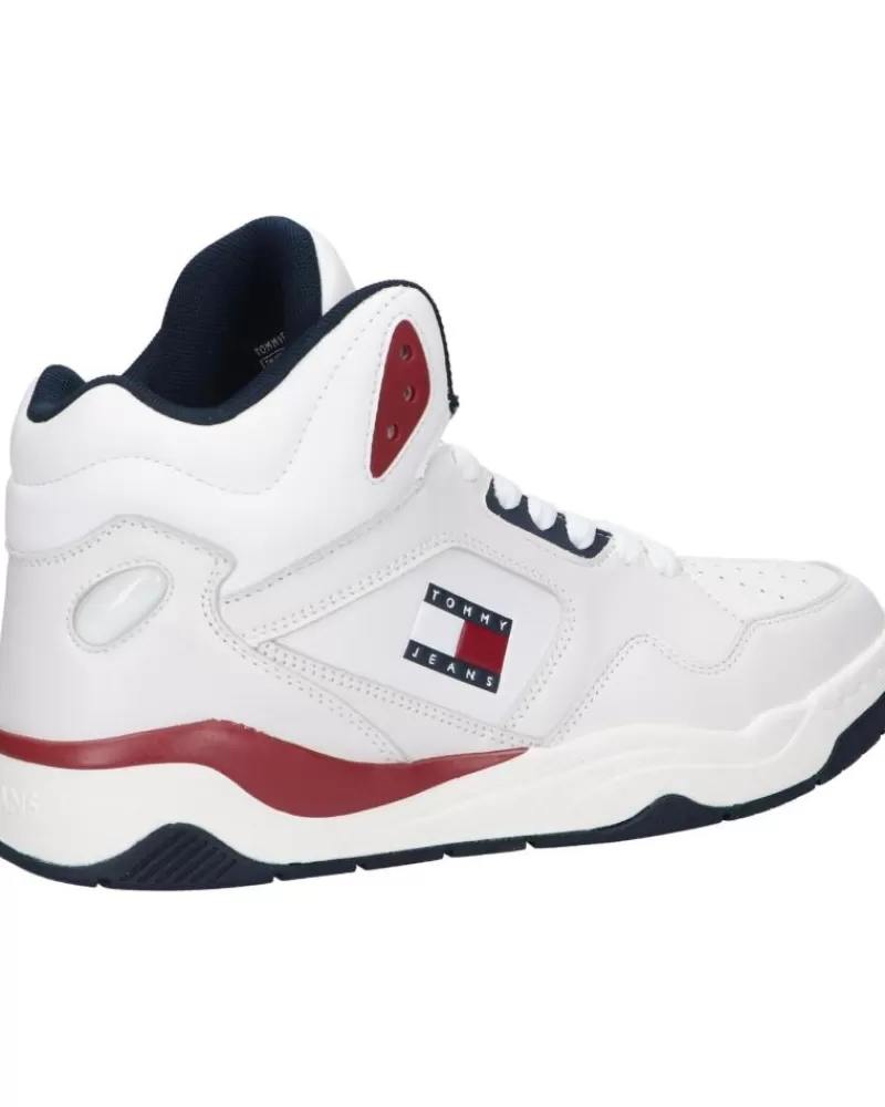 Man TOMMY HILFIGER Man Zapatillas Deporte Em0Em01318 Basket Mid Top 0G1 Rwb