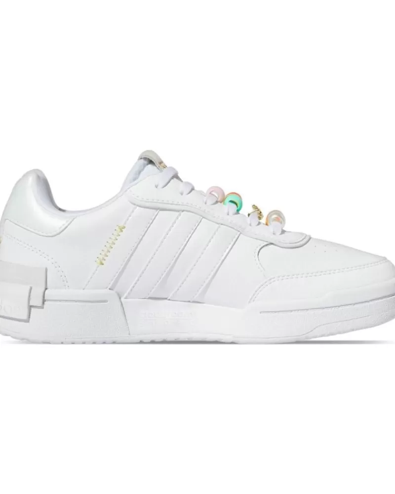 Woman ADIDAS Woman And Boy Trainers Adgz4060 Blanc