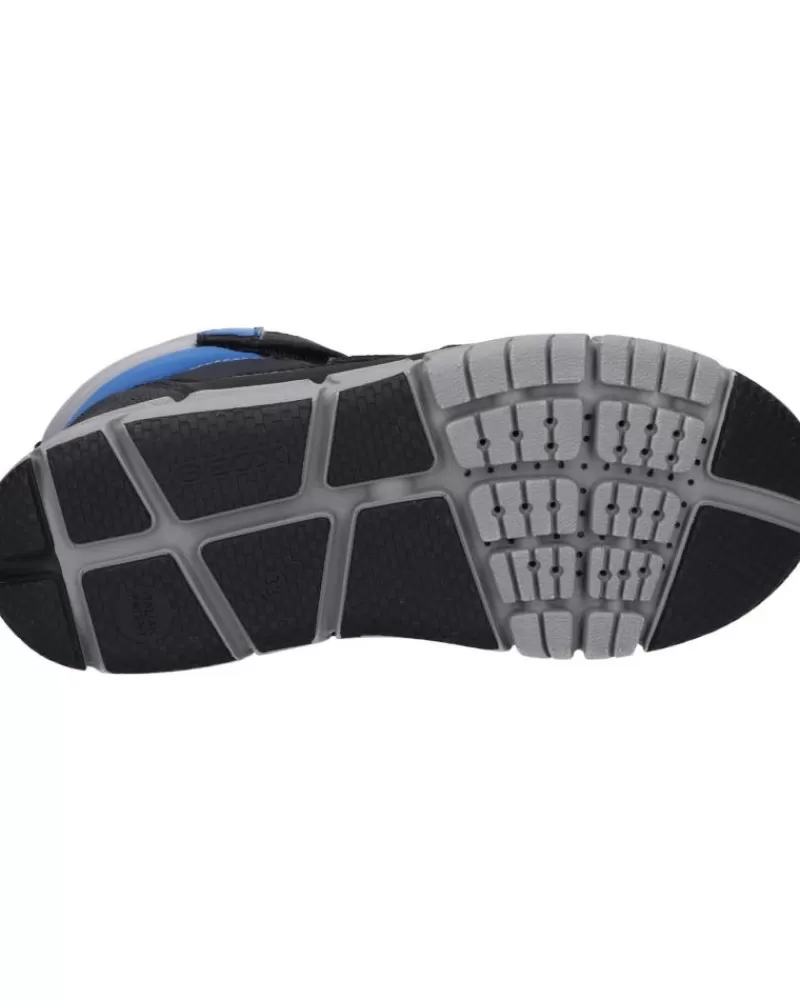Boy GEOX Mid Boots-Woman And Girl And Boy Boots J169Xc 0Fu50 J Flexyper Boy B Abx C0455 Black-Royal