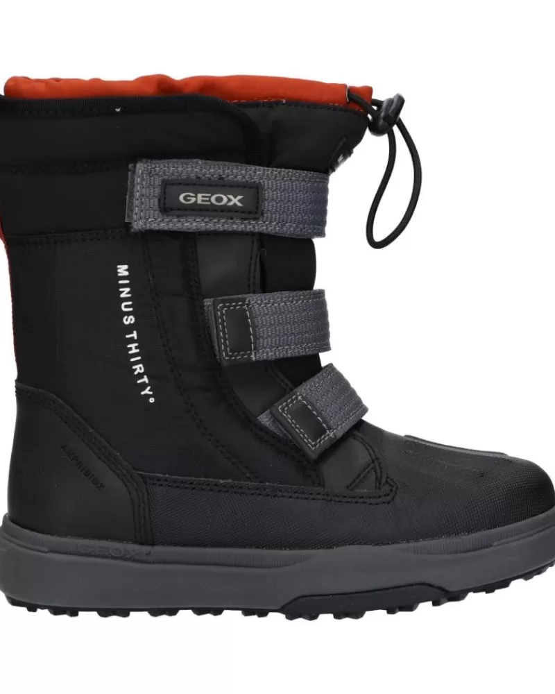 Woman GEOX Woman And Girl And Boy Boots J26D8B 0Fume J Bunshee Pg Boy B A C9Bn6 Black-Rust