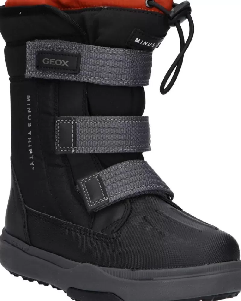 Woman GEOX Woman And Girl And Boy Boots J26D8B 0Fume J Bunshee Pg Boy B A C9Bn6 Black-Rust