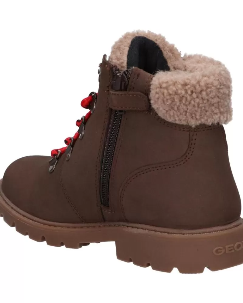 Boy GEOX Mid Boots-Woman And Girl And Boy Boots J26Hdd 032Bh J Shaylax Boy Wpf C6229 Coffee-Dk Beige