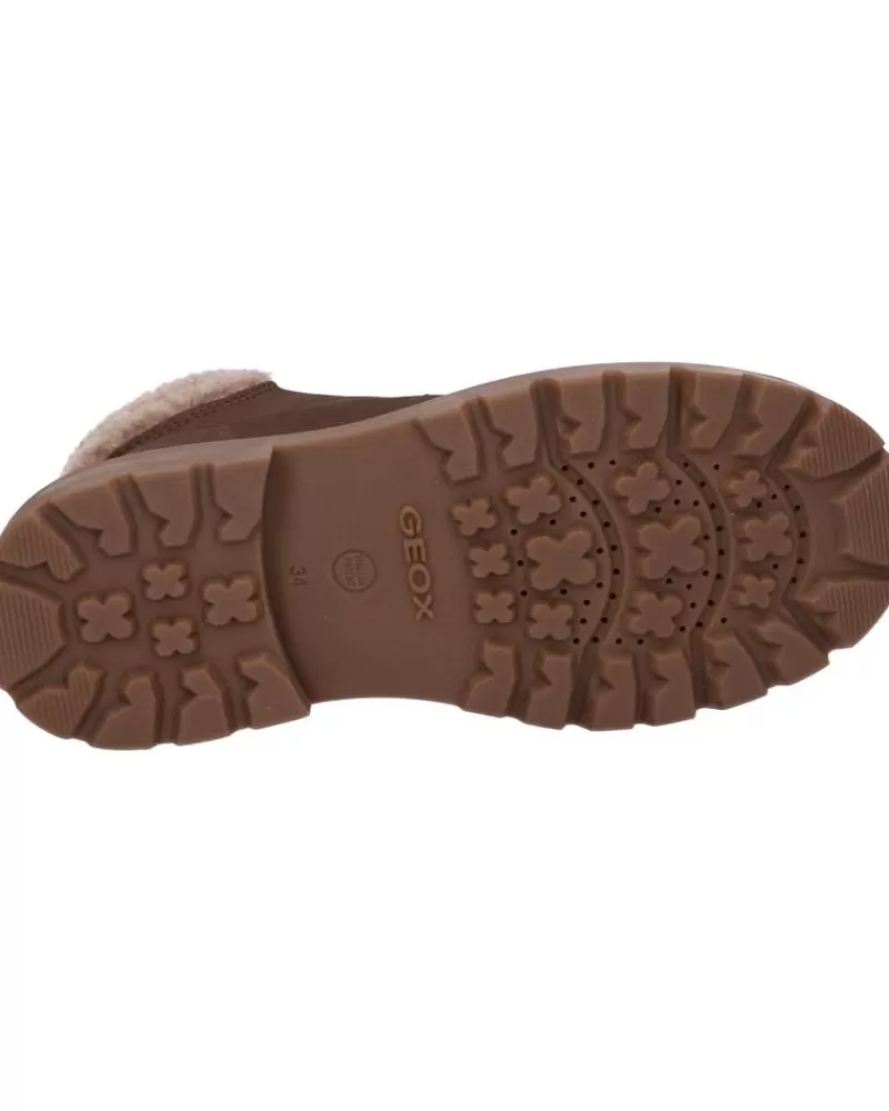 Boy GEOX Mid Boots-Woman And Girl And Boy Boots J26Hdd 032Bh J Shaylax Boy Wpf C6229 Coffee-Dk Beige