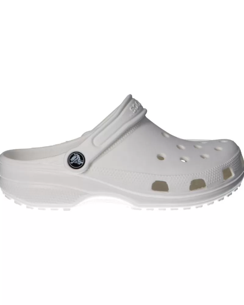 Boy CROCS Clogs-Woman And Girl And Boy 206991 100B-White