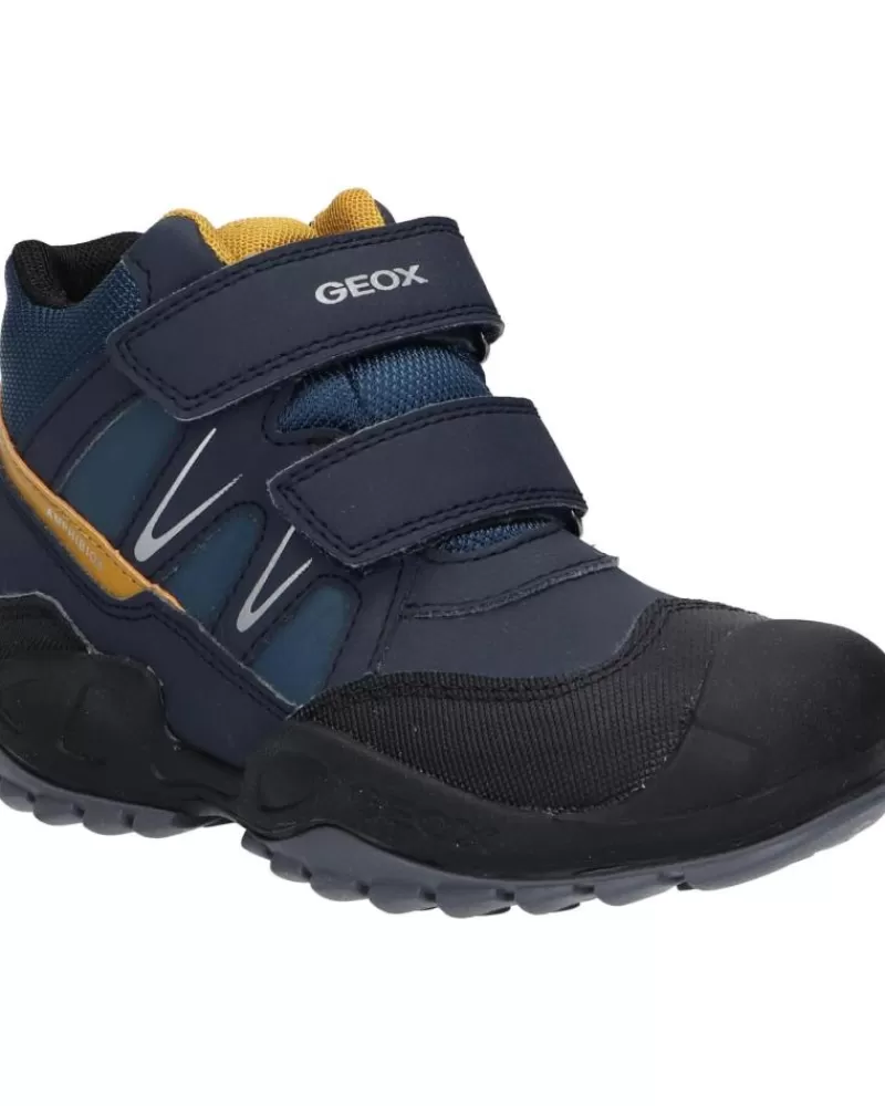 Boy GEOX Mid Boots-Woman And Girl And Boy J261Wa 0Cefu J New Savage Boy B A C0916 Navy-Ochreyellow