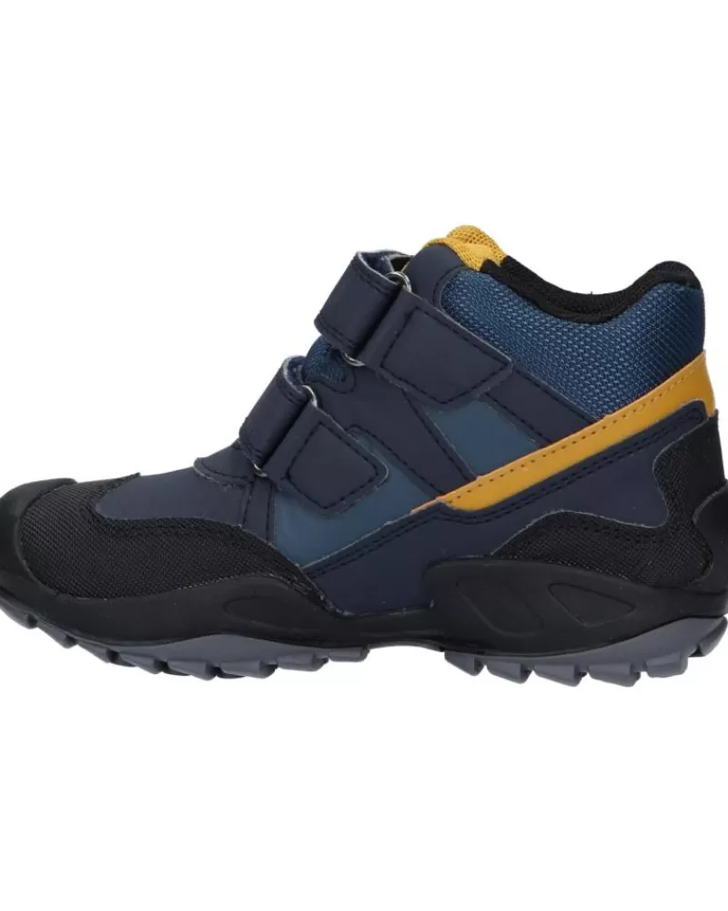 Boy GEOX Mid Boots-Woman And Girl And Boy J261Wa 0Cefu J New Savage Boy B A C0916 Navy-Ochreyellow