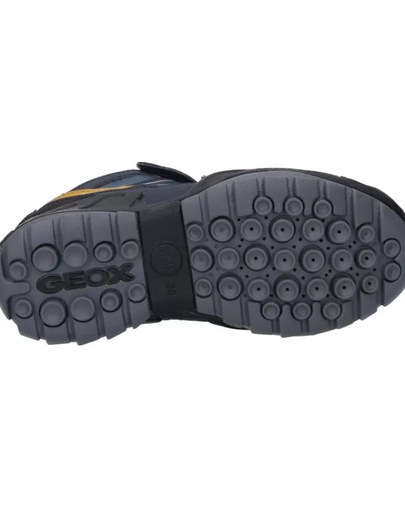 Boy GEOX Mid Boots-Woman And Girl And Boy J261Wa 0Cefu J New Savage Boy B A C0916 Navy-Ochreyellow
