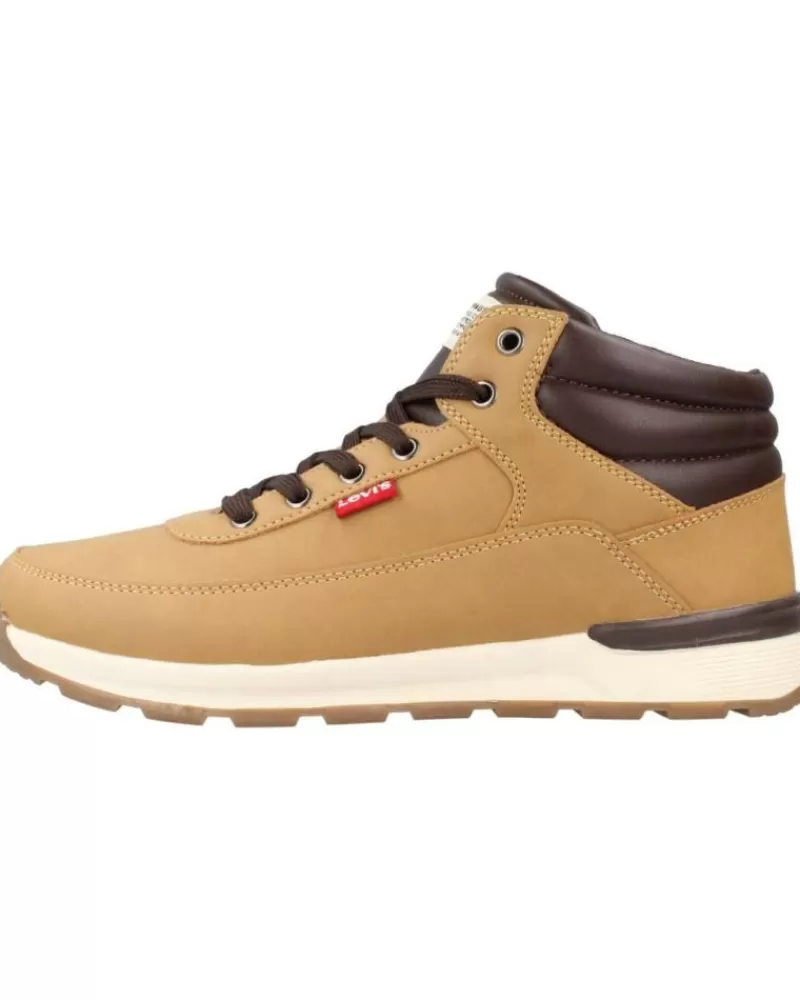 Boy LEVIS Mid Boots-Woman And Girl And Boy Mid Boots Ascot Marron