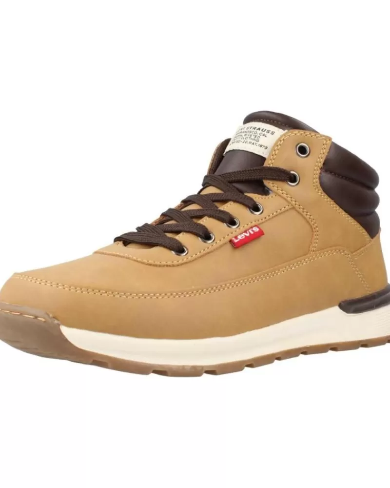 Boy LEVIS Mid Boots-Woman And Girl And Boy Mid Boots Ascot Marron