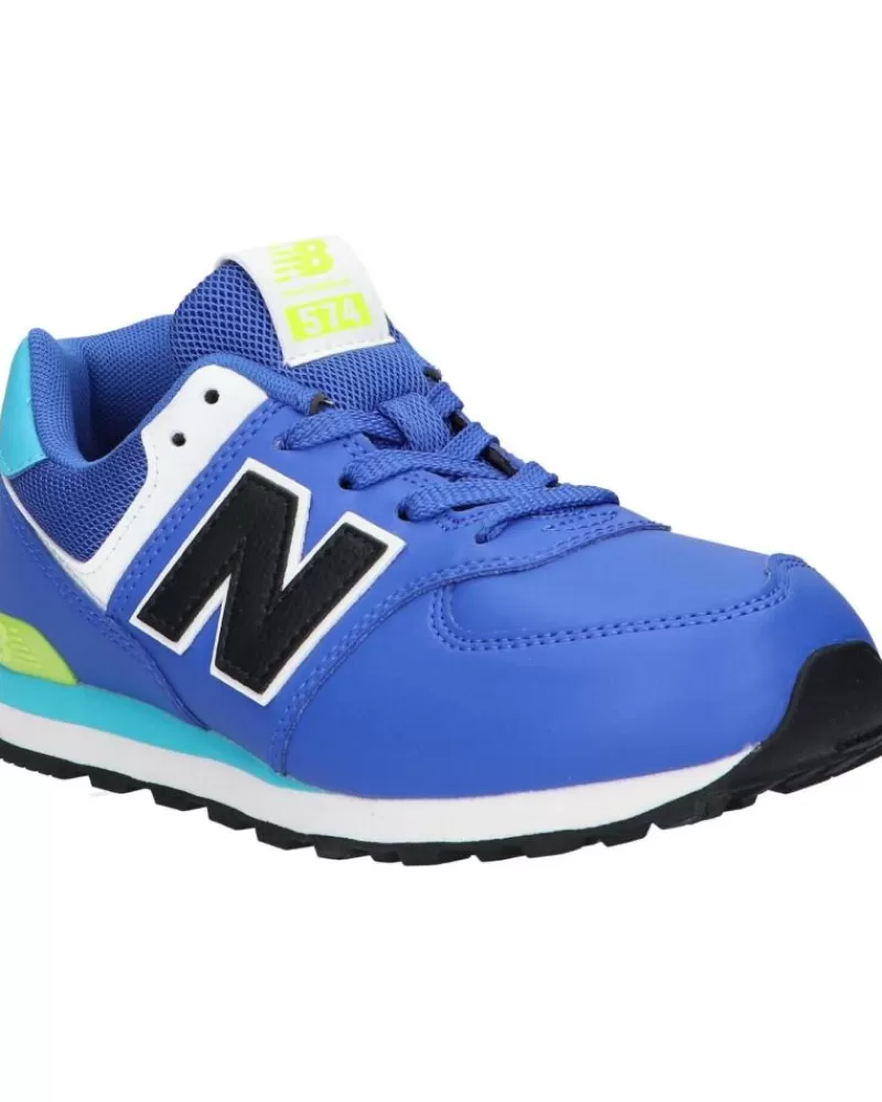 Boy NEW BALANCE Sports Shoes-Woman And Girl And Boy Gc574Cs 574 Marine Blue