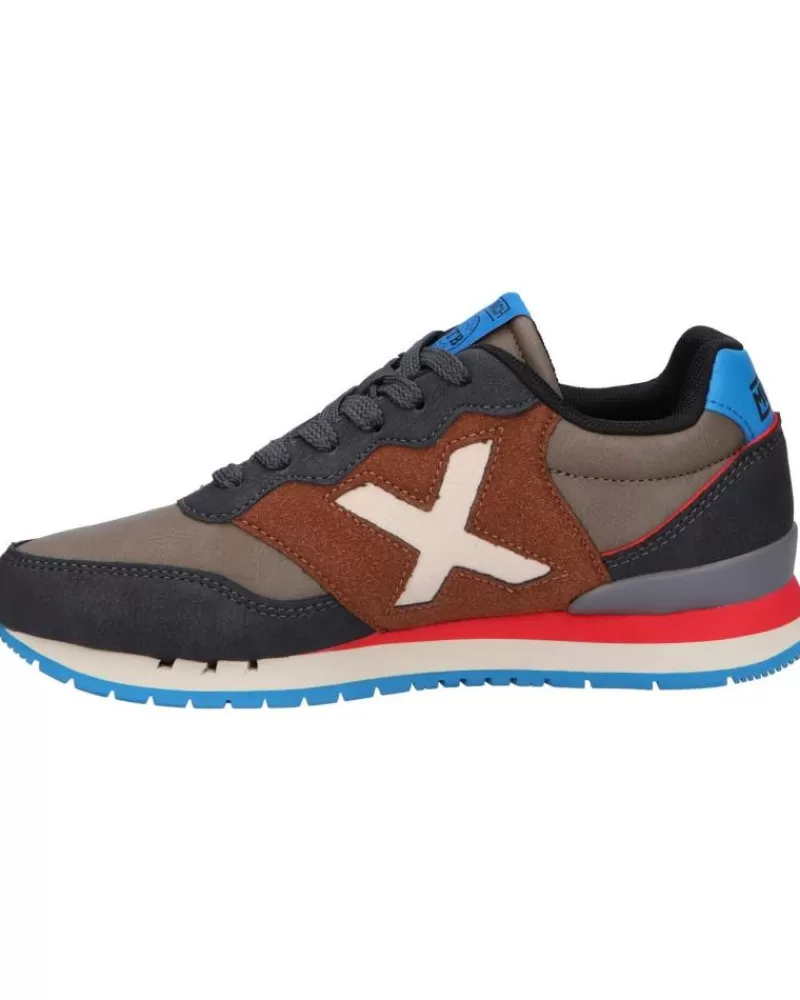 Woman MUNICH Woman And Girl And Boy Trainers 1690153 Dash Kid Marron - Marino