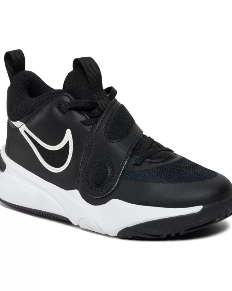 Boy NIKE Sports Shoes-Woman And Girl And Boy Trainers Zapatillas Team Hustle D11 Negro B Multi