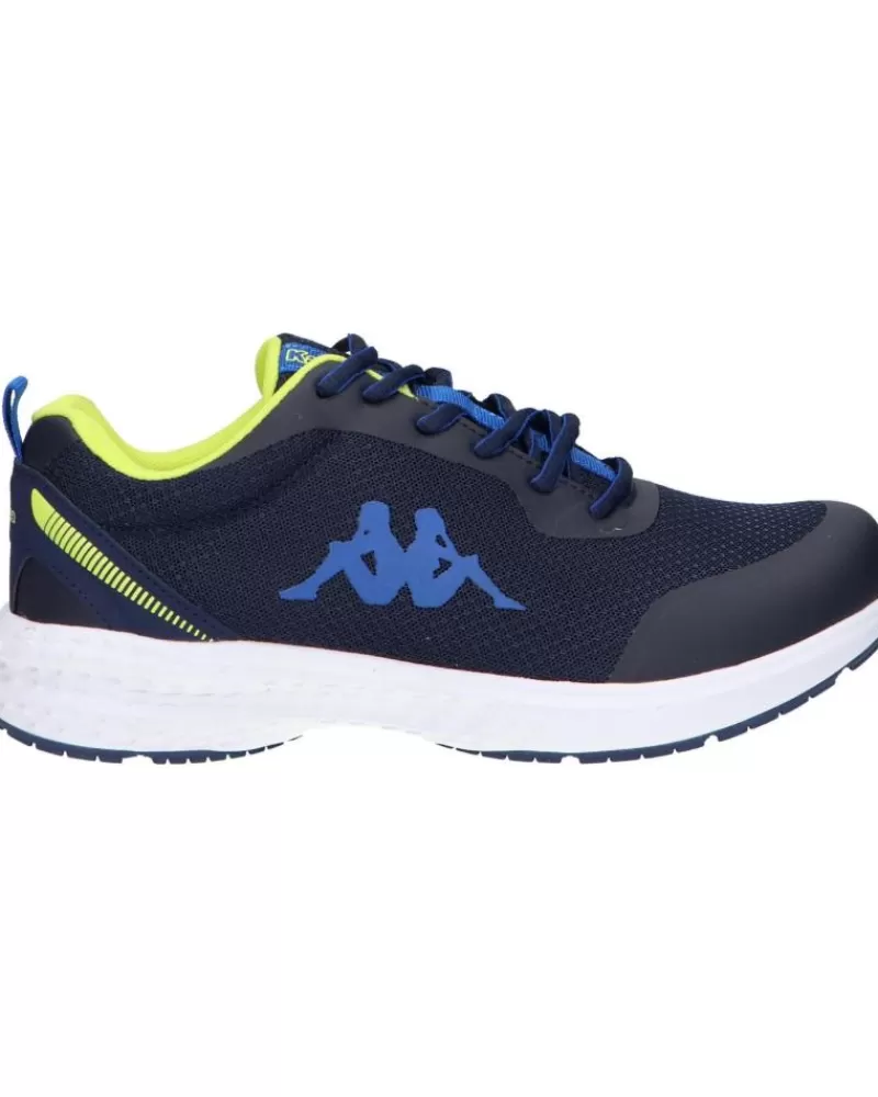 Woman KAPPA Woman And Girl And Boy Zapatillas Deporte 381F58W Logo Glinch 2 Kid Blue Marine-Green Lime