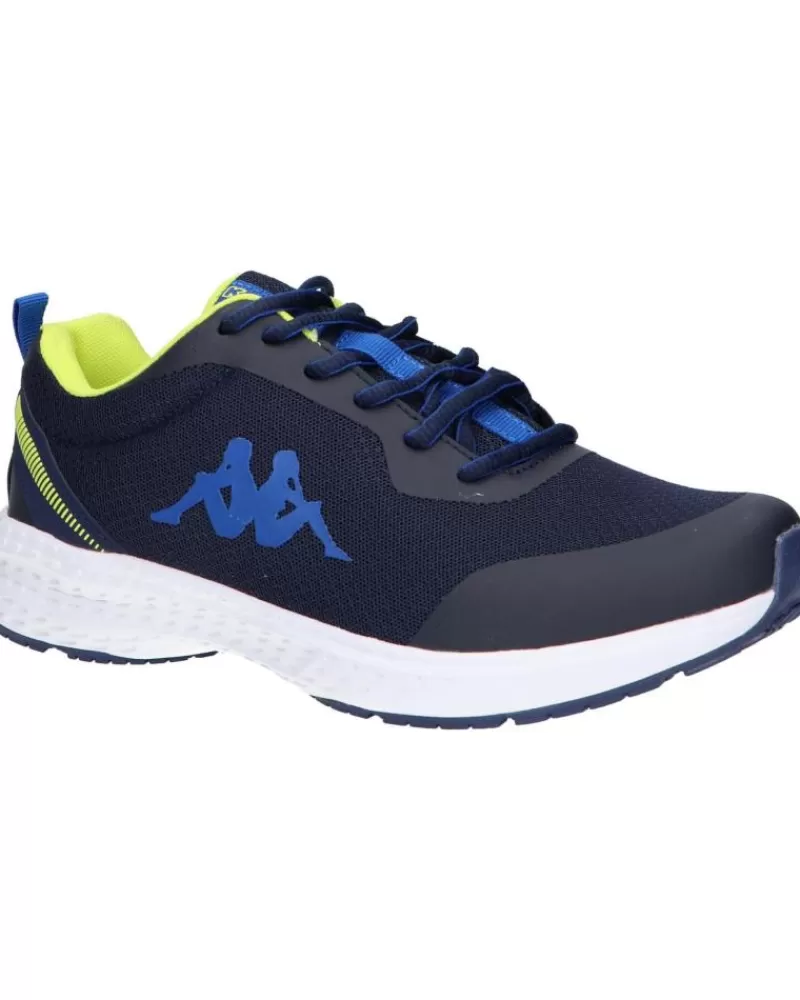 Woman KAPPA Woman And Girl And Boy Zapatillas Deporte 381F58W Logo Glinch 2 Kid Blue Marine-Green Lime