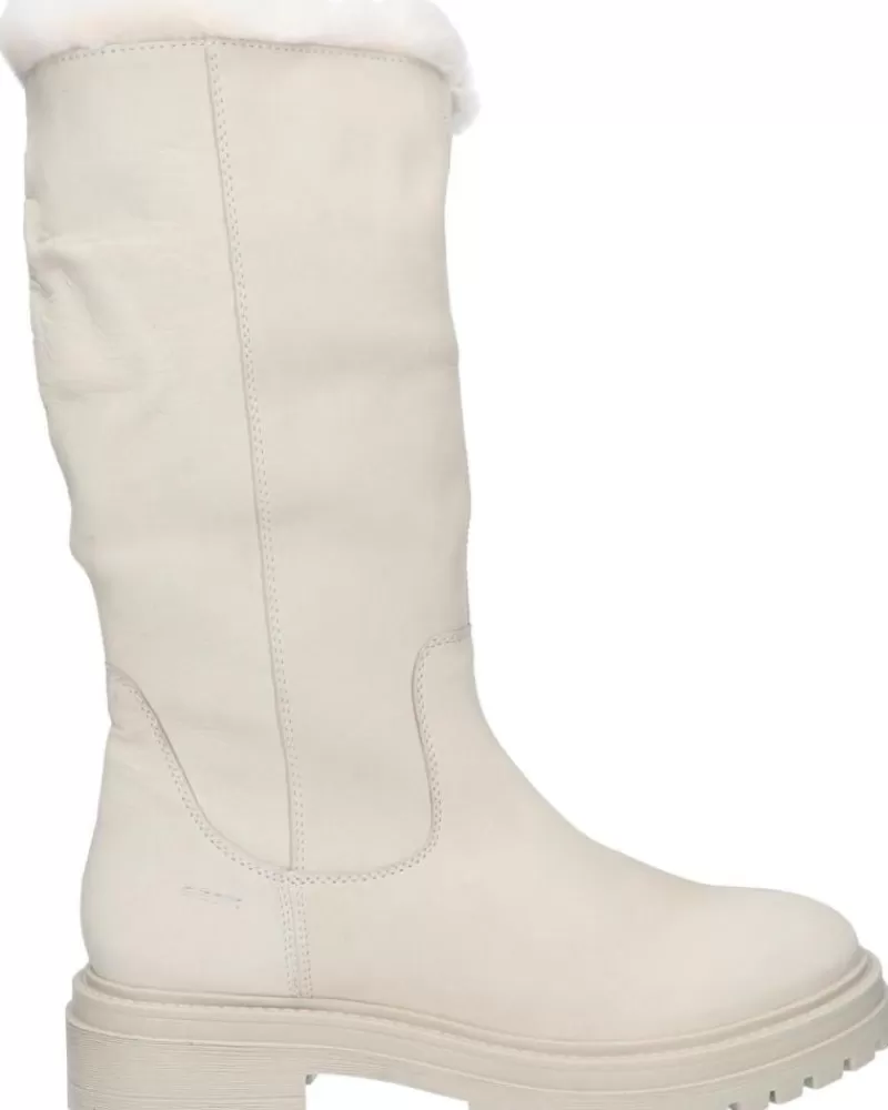 Girl GEOX Mid Boots-Woman And Girl Boots D04Hrm 09Abh D Iridea C1122 Papyrus
