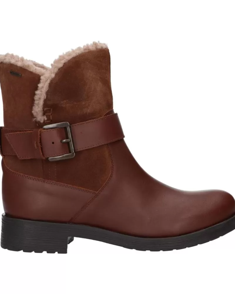 Girl GEOX Mid Boots-Woman And Girl Boots D26C5A 04322 D Rawelle B Abx C0013 Brown