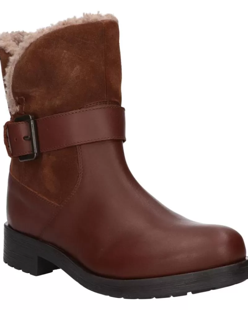 Girl GEOX Mid Boots-Woman And Girl Boots D26C5A 04322 D Rawelle B Abx C0013 Brown