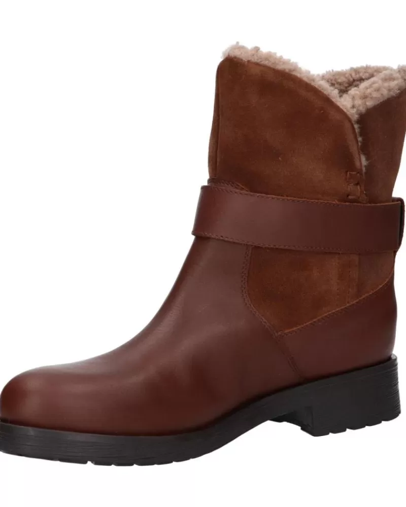 Girl GEOX Mid Boots-Woman And Girl Boots D26C5A 04322 D Rawelle B Abx C0013 Brown