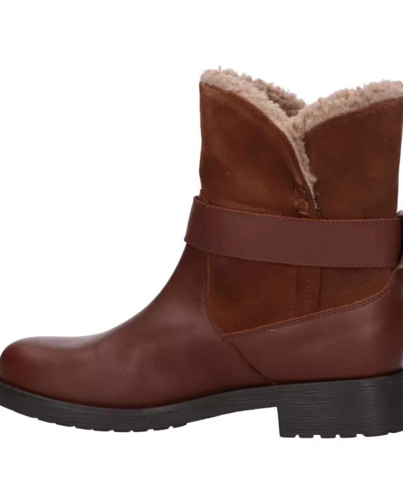 Girl GEOX Mid Boots-Woman And Girl Boots D26C5A 04322 D Rawelle B Abx C0013 Brown