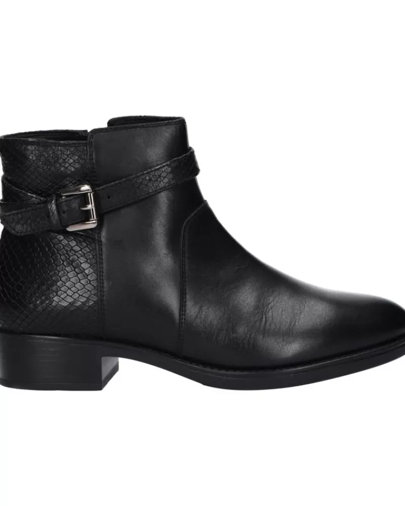 Girl GEOX Mid Boots-Woman And Girl Boots D26G1E 04341 D Felicity C9999 Black