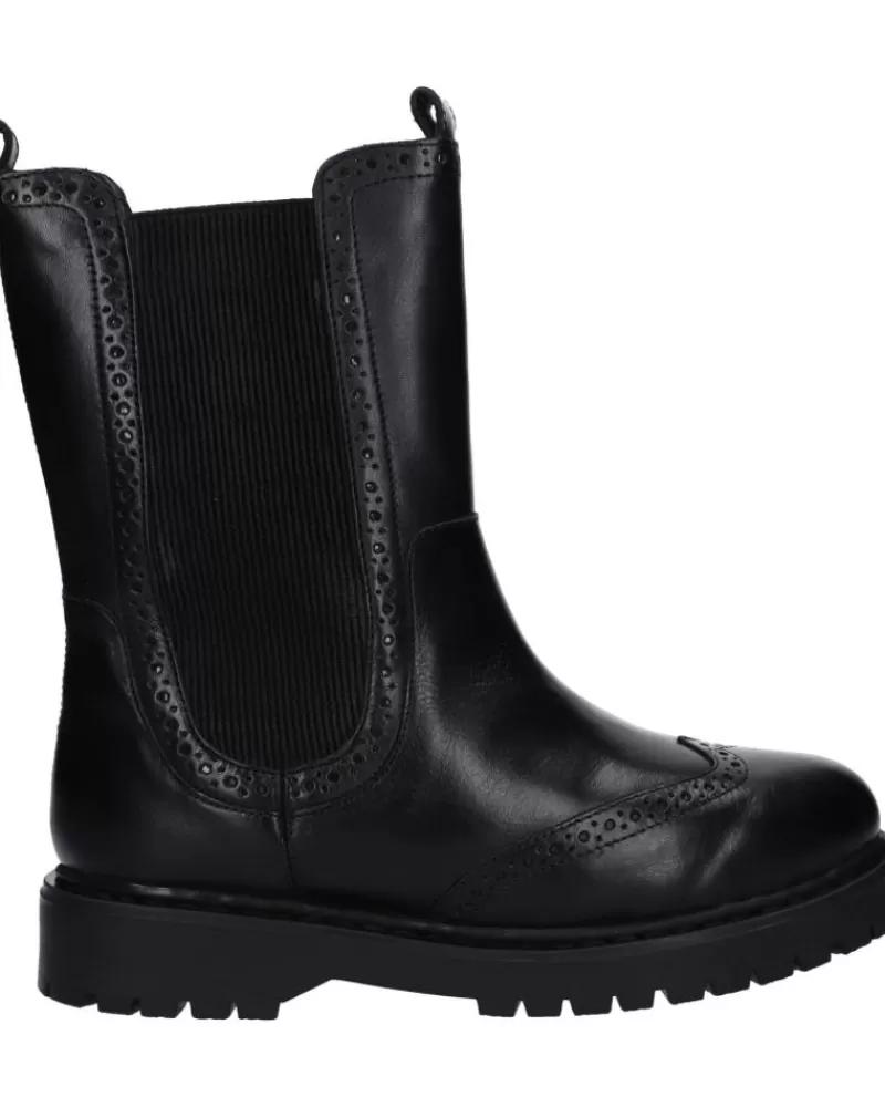 Girl GEOX Mid Boots-Woman And Girl Boots D26Qdl 00085 D Bleyze C0241 Black-Bordeaux