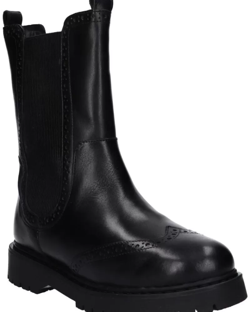 Girl GEOX Mid Boots-Woman And Girl Boots D26Qdl 00085 D Bleyze C0241 Black-Bordeaux