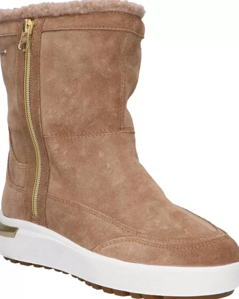 Girl GEOX Mid Boots-Woman And Girl Boots D26Qsb 00022 D Dalyla B Abx C5004 Sand