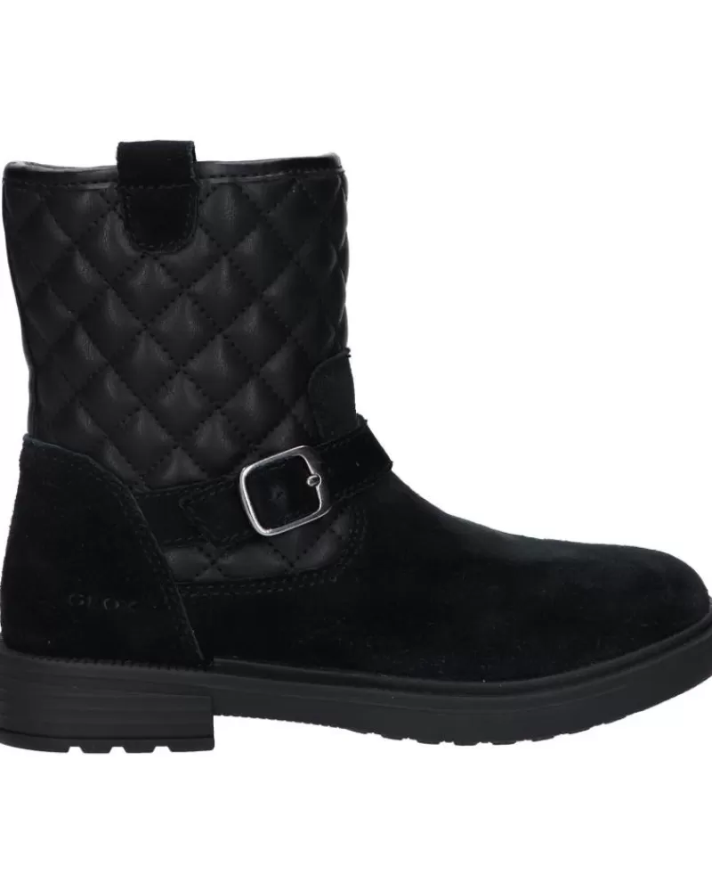 Girl GEOX Mid Boots-Woman And Girl Boots J169Qc 022Bc J Eclair Girl C9999 Black