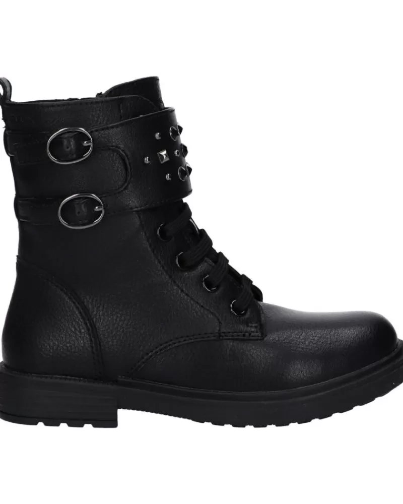 Girl GEOX Mid Boots-Woman And Girl Boots J169Qd 000Bu J Eclair Girl C9997 Black