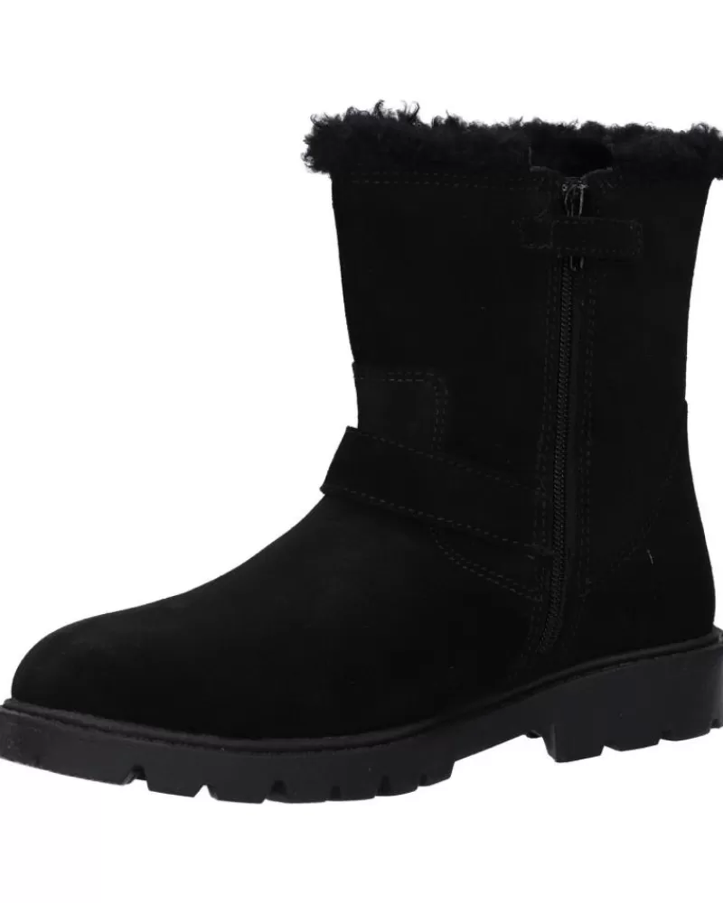 Girl GEOX Mid Boots-Woman And Girl Boots J16Eyd 00022 J Shaylax Girl Wpf C9999 Black