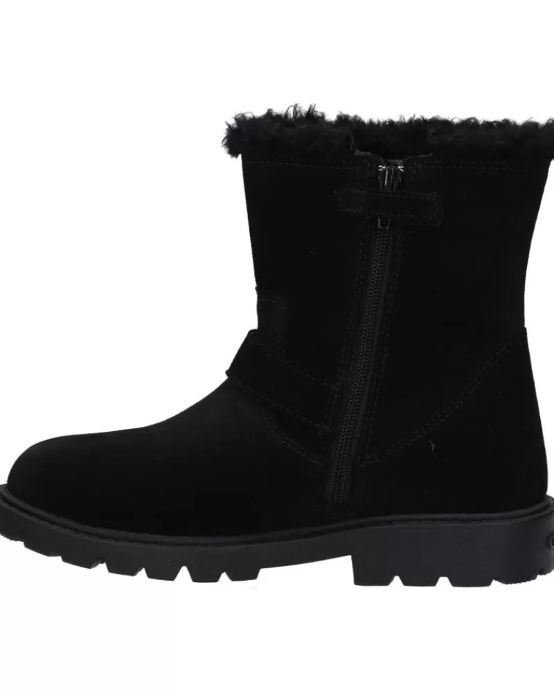 Girl GEOX Mid Boots-Woman And Girl Boots J16Eyd 00022 J Shaylax Girl Wpf C9999 Black