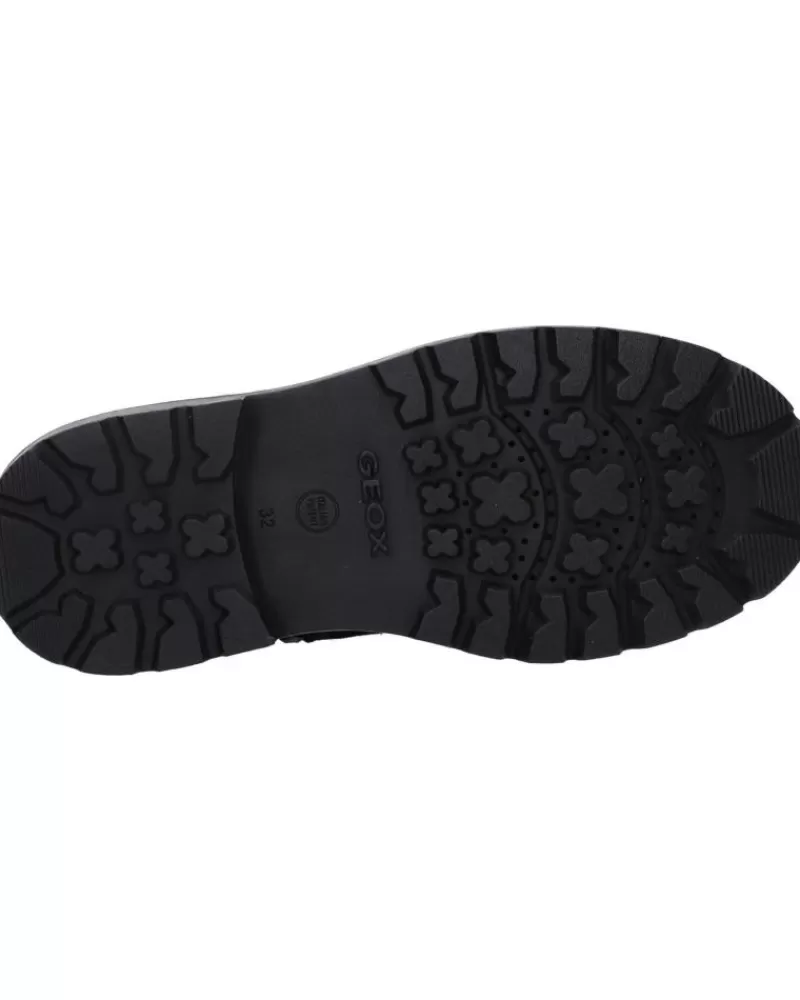 Girl GEOX Mid Boots-Woman And Girl Boots J16Eyd 00022 J Shaylax Girl Wpf C9999 Black