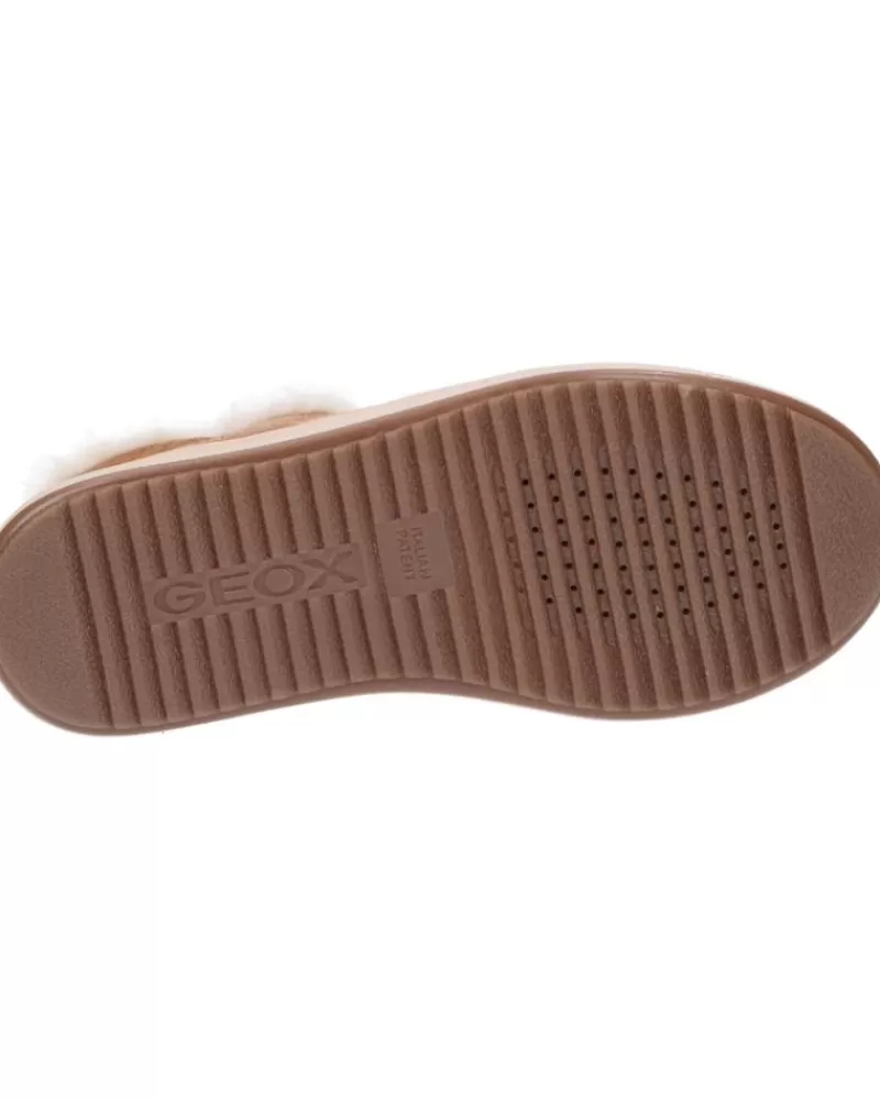Girl GEOX Mid Boots-Woman And Girl Boots J26Cvd 00022 J Rebecca Girl Wpf C6627 Whisky