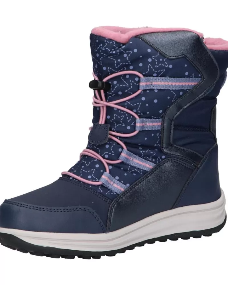 Girl GEOX Boots-Woman And Girl Boots J26Fua 054Fu J Roby Girl B Abx C4251 Navy-Rose