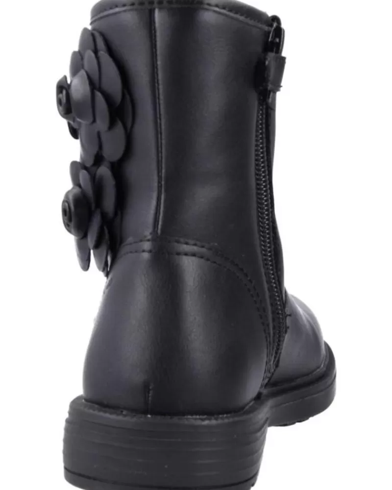 Girl GEOX Boots-Woman And Girl Boots J Eclair Girl J Negro
