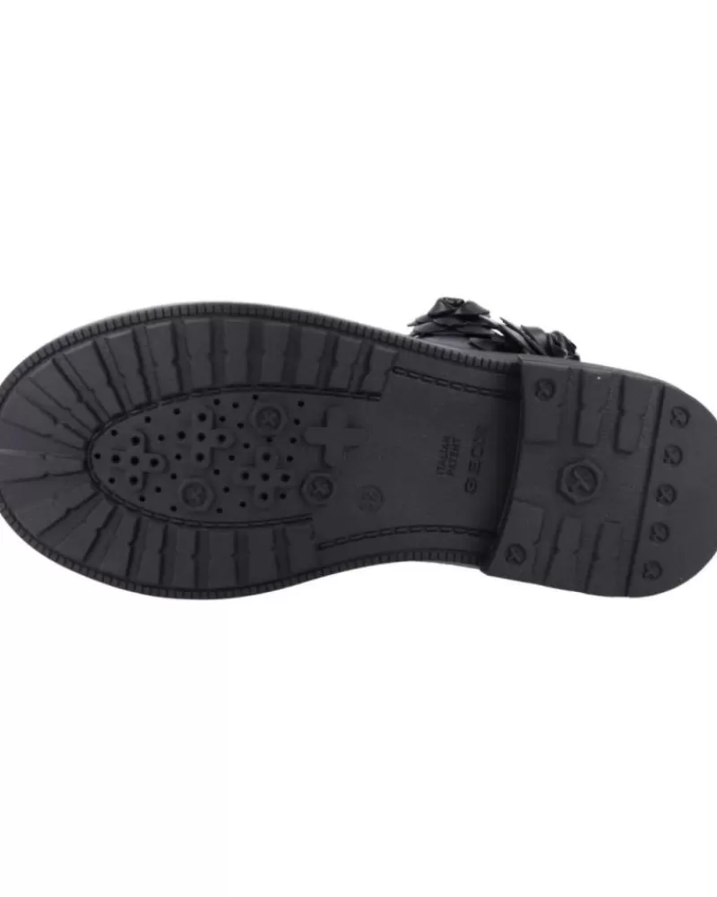 Girl GEOX Boots-Woman And Girl Boots J Eclair Girl J Negro